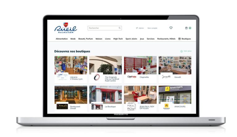 Rueil boutiques, Marketplace locale - Smart by Design