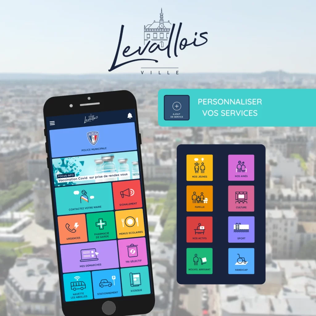 Smart app ville Levallois&moi - Smart by Design