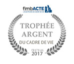 Trophée Cadre de vie Fimbacte 2017 - Trophée d’argent dans la catégorie « Communication événementielle » pour la modélisation 3D de la ville de Puteaux.