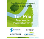 Trophées de l’Innovation 2018 - 1er prix des Trophées de l’Innovation dans le cadre de la Convention Environnement pour l'application Puteaux Mobile