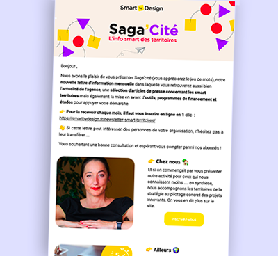 Newsletter "Saga'cité" du mois de novembre 2022 - Smart by Design