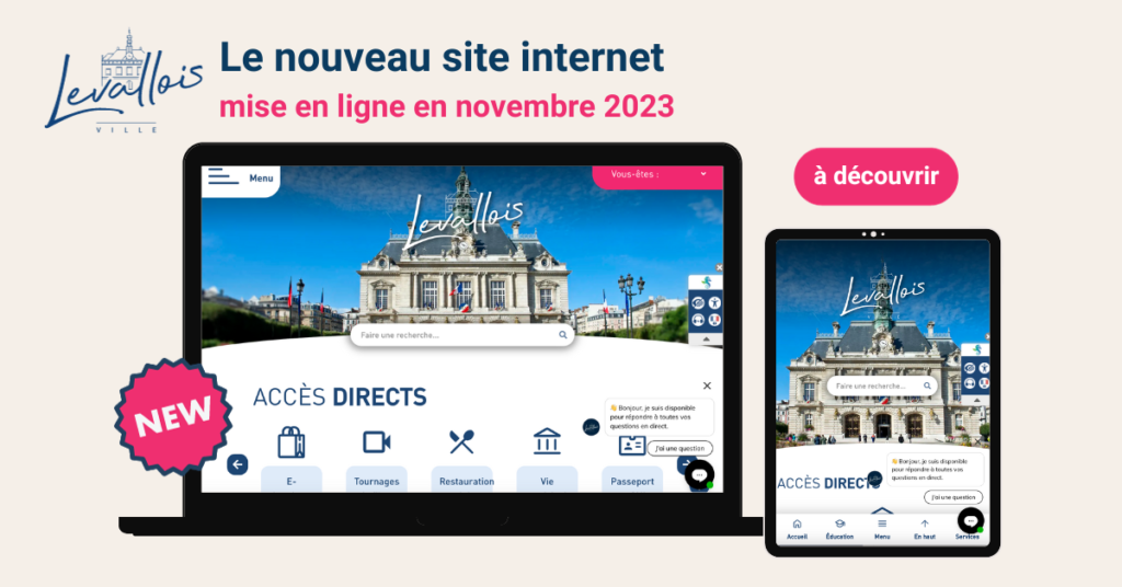 Refonte site internet Levallois - AMO Smart by Design.